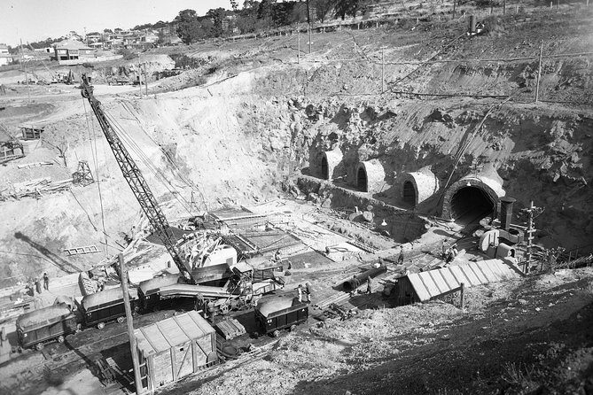 Tasmanian Hydro-Electric scheme worksite, mid-1950s